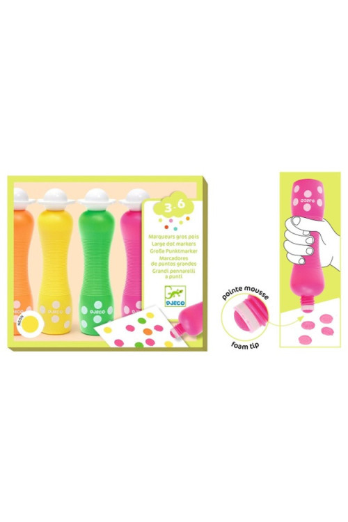 Botellas Pintura Neón Punta de Espuma 
