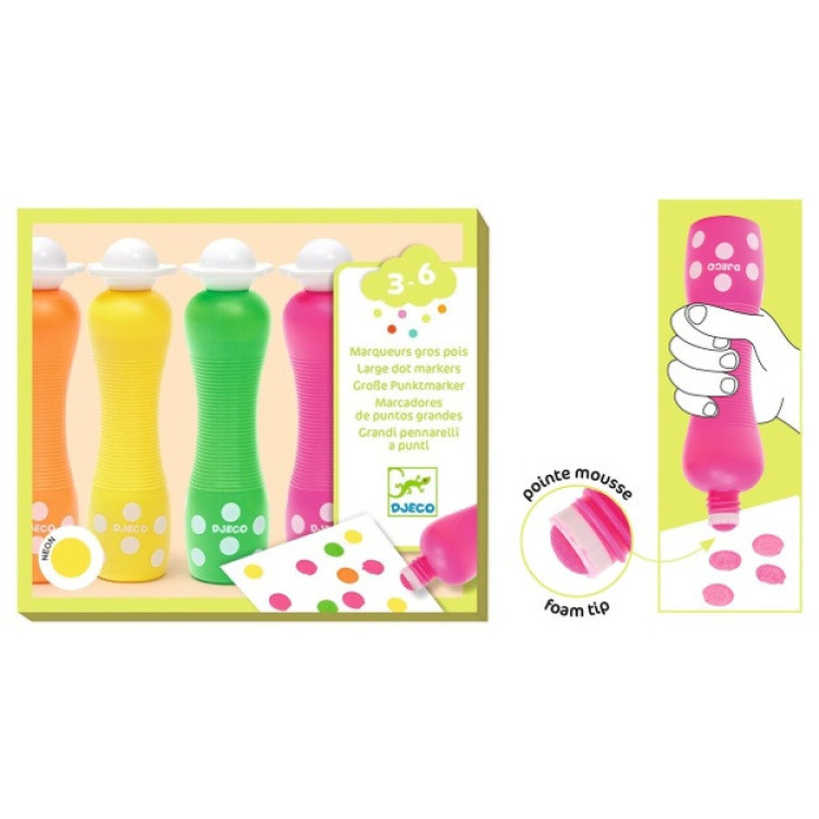 Botellas Pintura Neón Punta de Espuma 