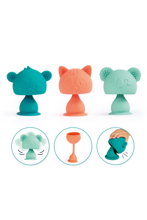 Swing pop - Animal silicona y ventosa