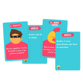 GuataFamily - Juego de cartas padres vs hijos
