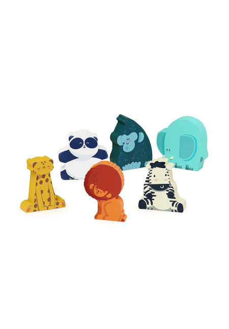 Figuras de madera La selva