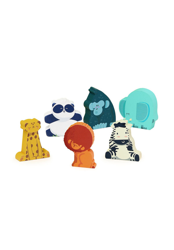 Figuras de madera La selva