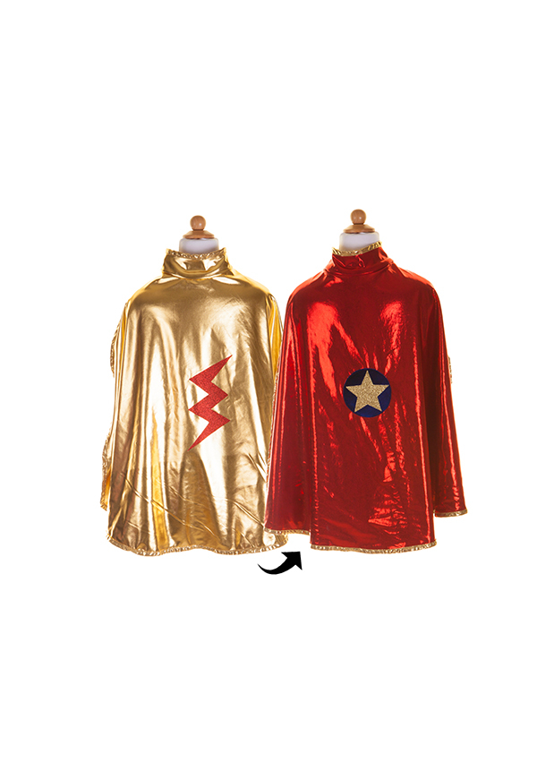 Capa súper heroína-héroe 