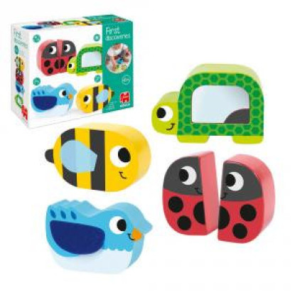 Set animales madera sensoriales