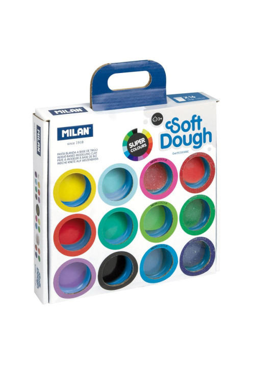 Pasta de modelar 16 colores