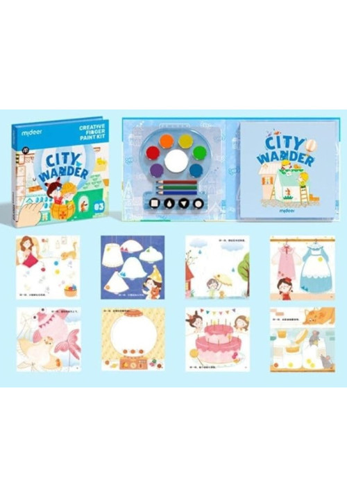 Set pintura con almohadillas City Wander