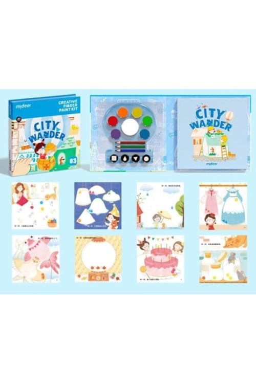 Set pintura con almohadillas City Wander