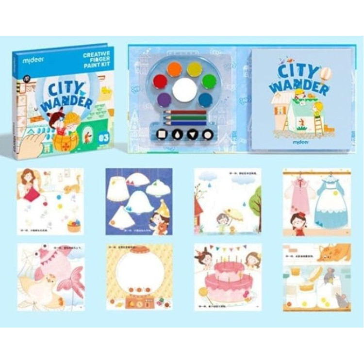 Set pintura con almohadillas City Wander