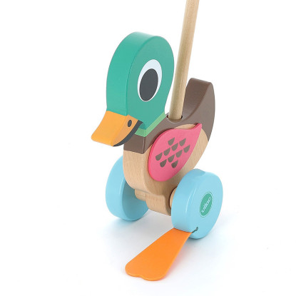 Pato madera arrastre