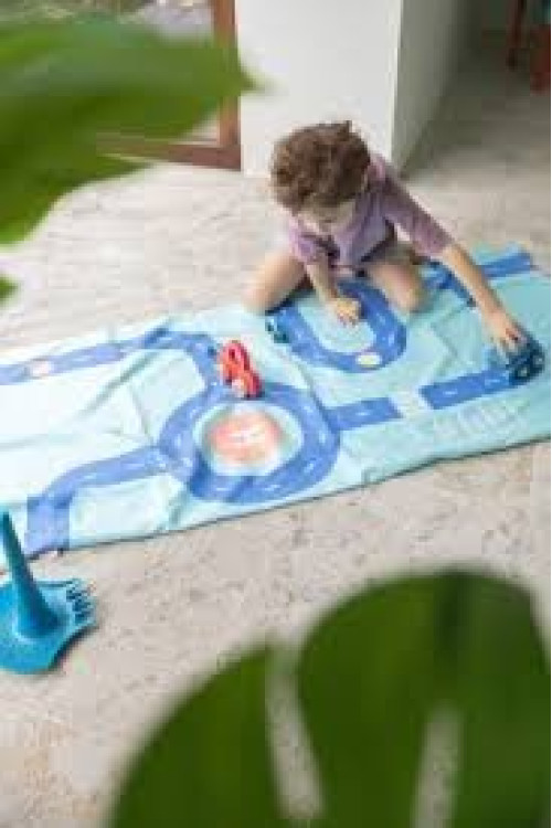 Toalla M Microfibra Road Blue