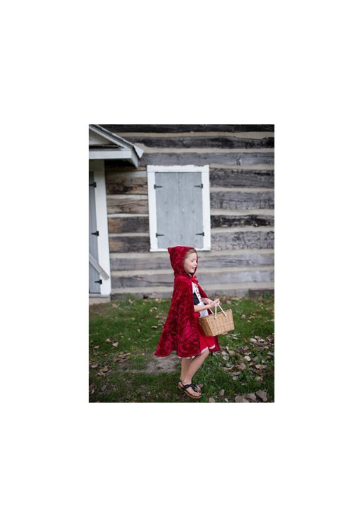 Capa Terciopelo Roja Caperucita