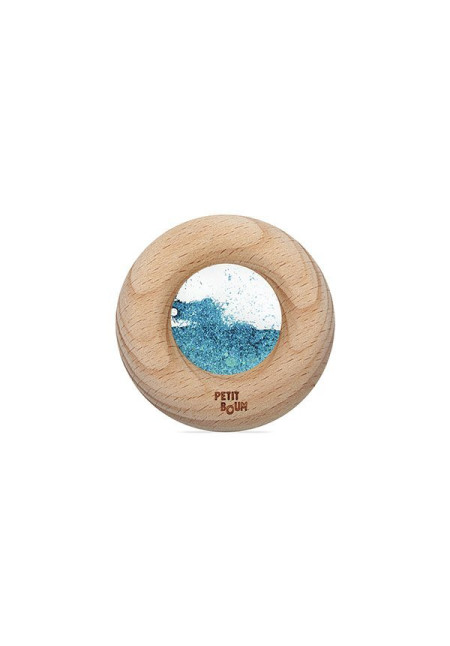 PB Donut sensorial purpurina turquesa PB Donut sensorial purpurina turquesa