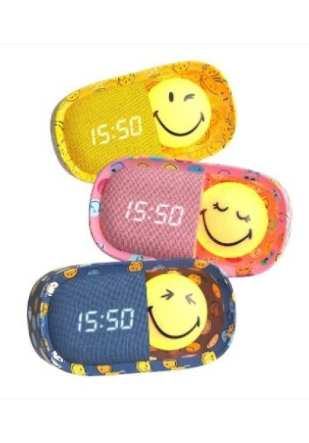 Despertador y Luz Nocturna SMILEY CLOCK - MOB