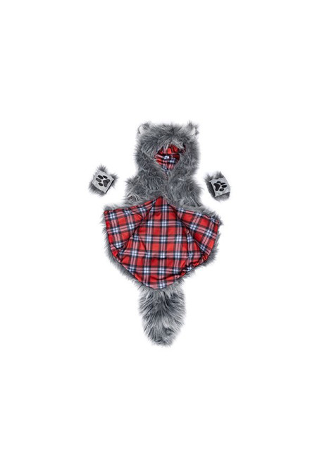Chaleco Peludo Lobo con garras 5-6