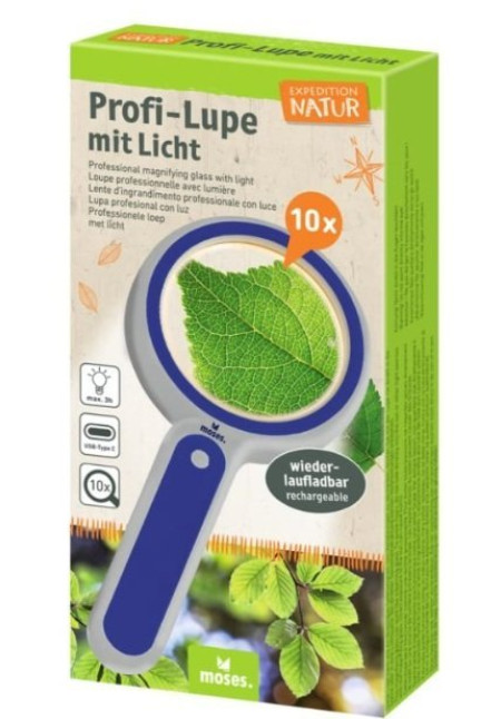 Lupa Profesional aum10x con luz