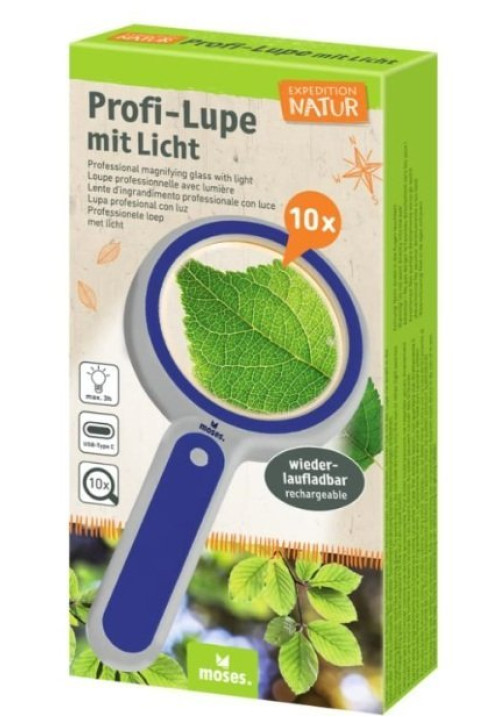 Lupa Profesional aum10x con luz