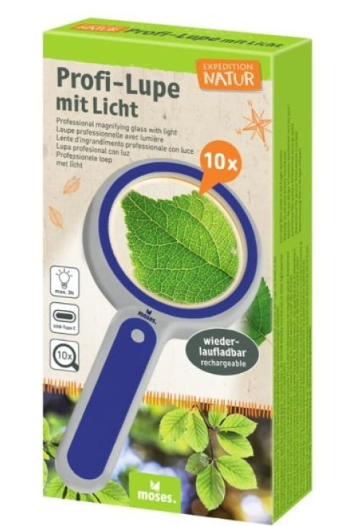 Lupa Profesional aum10x con luz