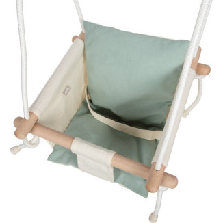 Columpio Beige Madera y Tela