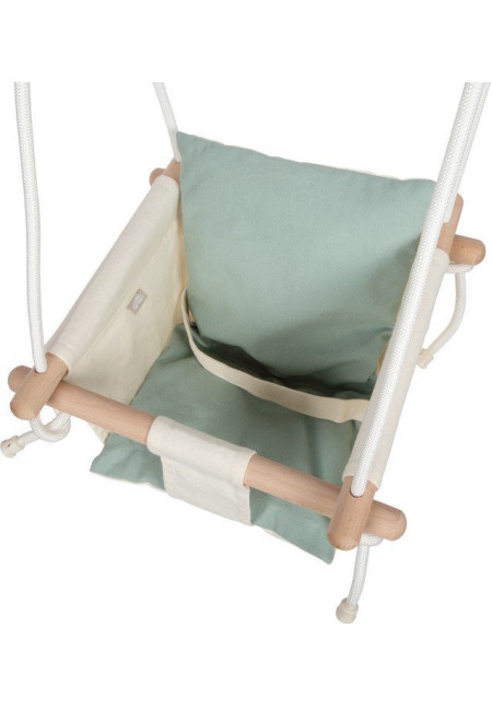 Columpio Beige Madera y Tela
