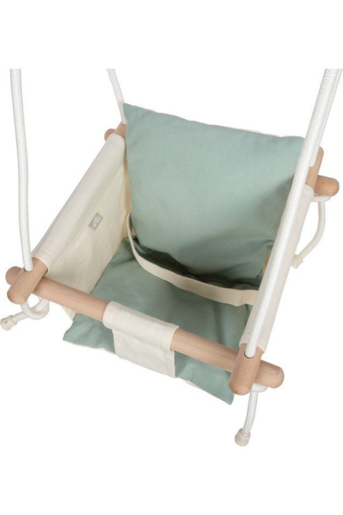 Columpio Beige Madera y Tela
