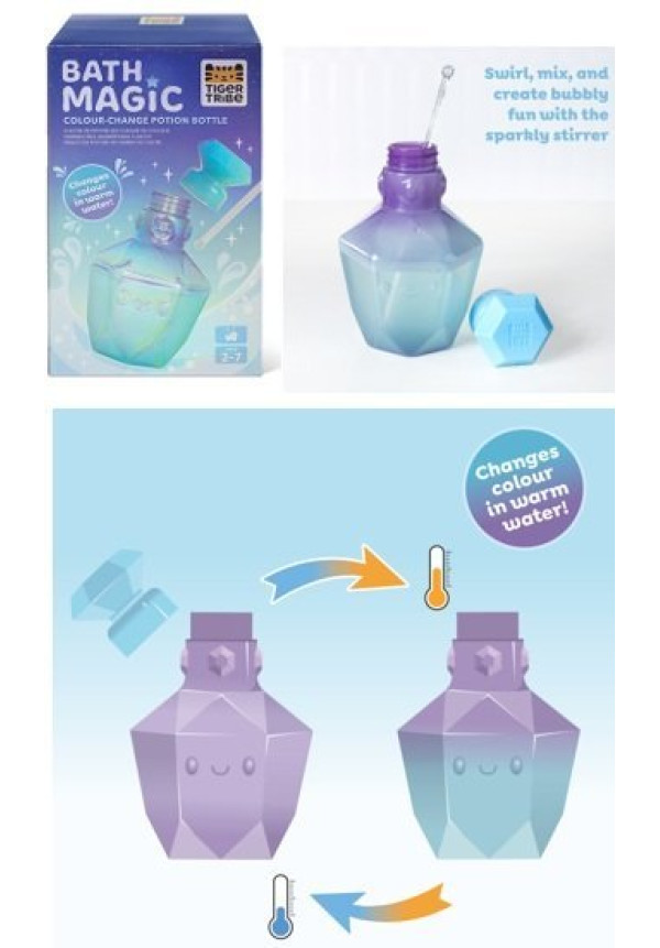 Magic Potion Bottle Purple to Blue - Tiger Tribe