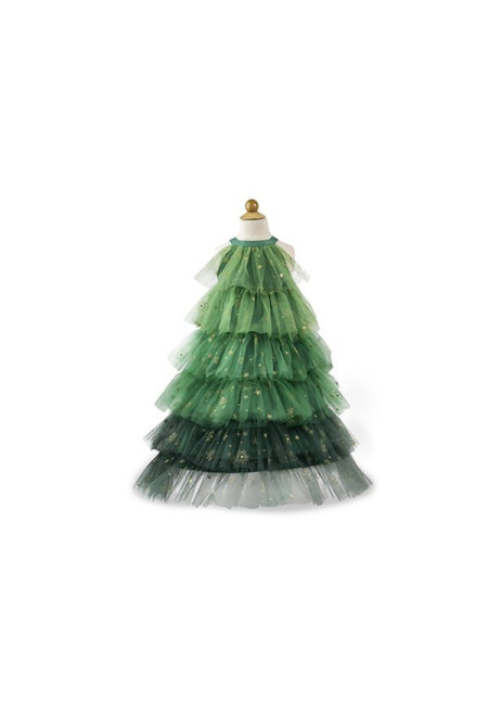 Vestido Christmas Tree Dress + diadema 5/6 años - Great Pretenders