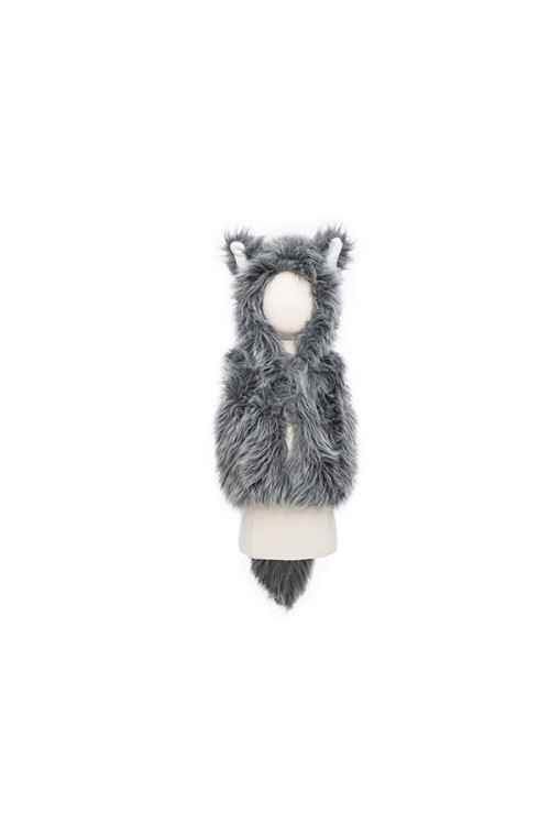 Chaleco Peludo Lobo con garras 5-6