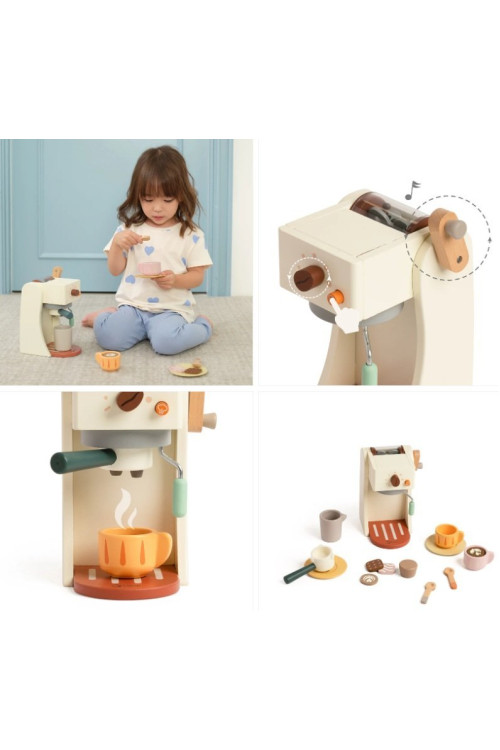 Cafetera completa Madera