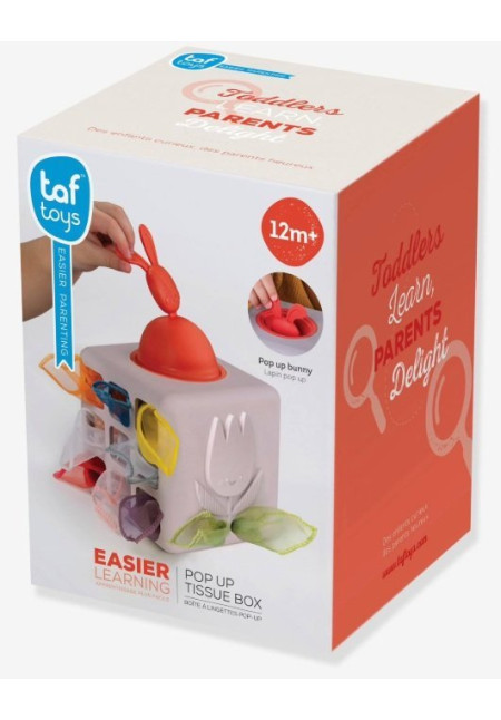 Caja Pop Up con pañuelos - Taf Toys