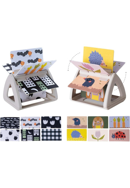 Libro de actividades giratorio contrastes y colores - Taf Toys