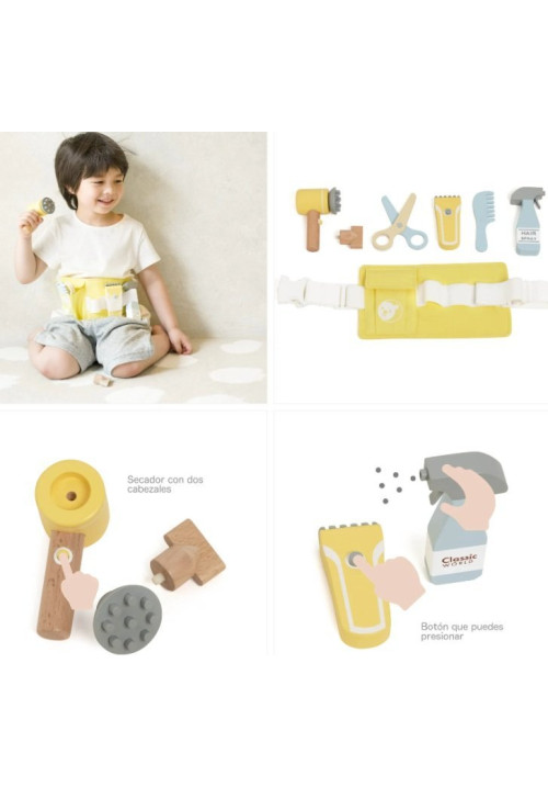 Set cinturón peluquera