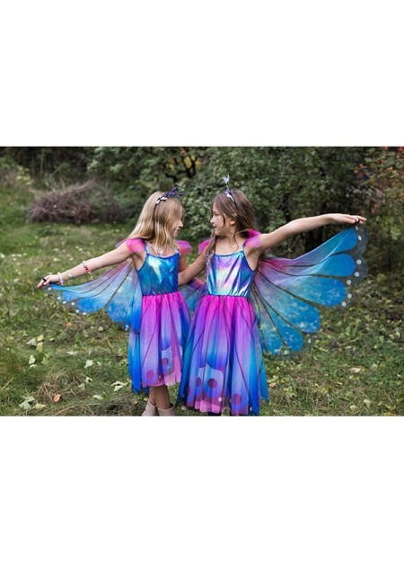 Vestido Mariposa Twirl Dress Azul y Morado 5/6 años - Great Pretenders
