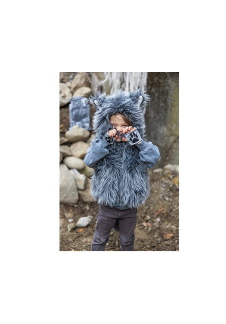 Chaleco Peludo Lobo con garras 5-6