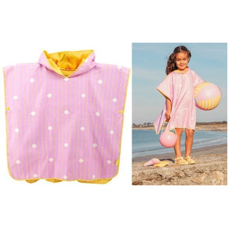 Poncho Microfibra Banana Pink - Antiarena Poncho Microfibra Banana Pink - Antiarena