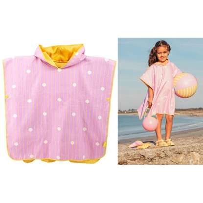 Poncho Microfibra Banana Pink - Antiarena Poncho Microfibra Banana Pink - Antiarena