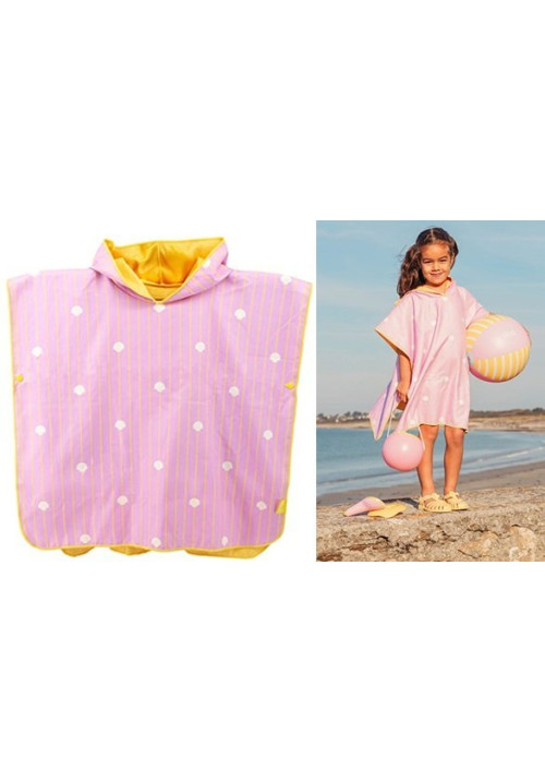 Poncho Microfibra Banana Pink - Antiarena