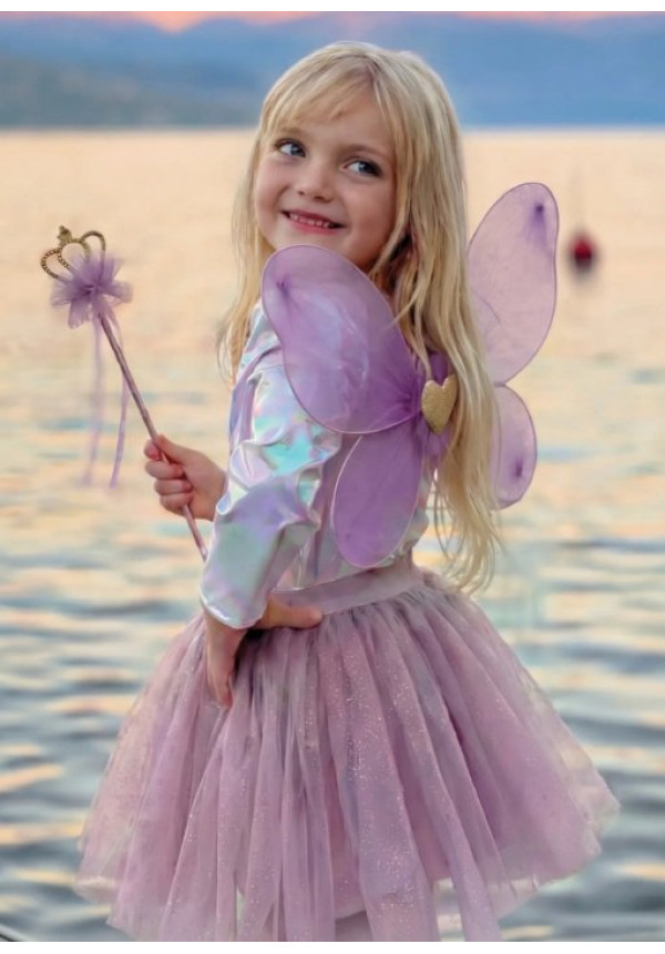 Royal Fairy Princess Falda, Varita y Alas 4/6 años - Great Pretenders