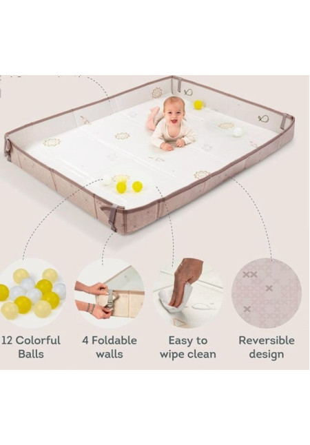 Alfombra plegable convertible en piscina de bolas - Taf Toys