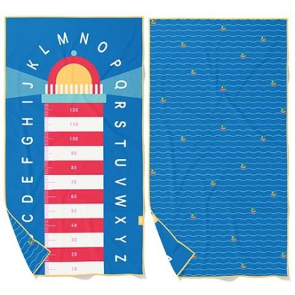 Toalla M Microfibra Lighthouse Blue Toalla M Microfibra Lighthouse Blue