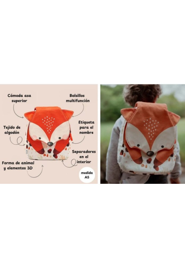 Mini Mochila Zorro Sassi