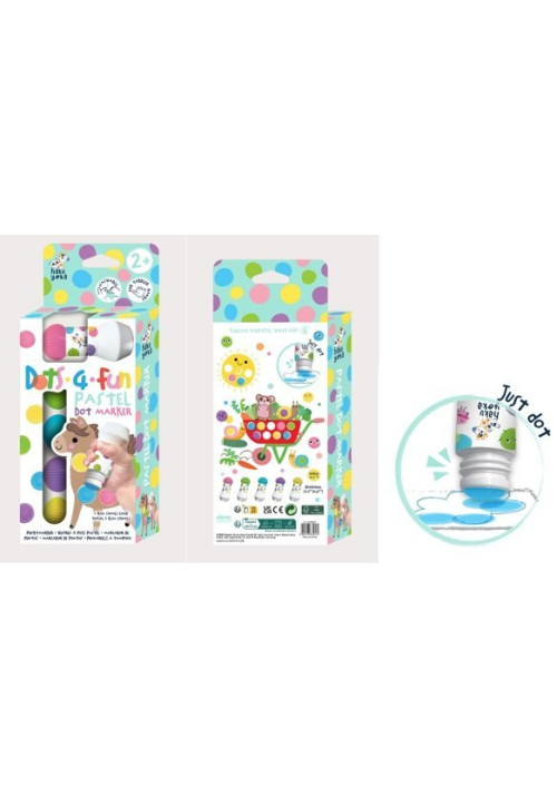 Dots 4 Fun Rotulador Punto Grueso Pastel - Avenir