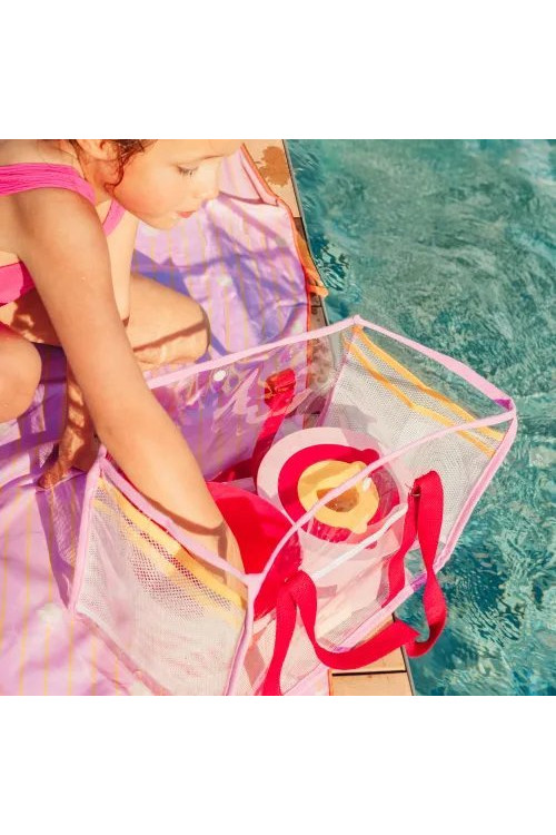 Bolsa Antiarena con Cubo, pala, rastrillo y Molde Cherry
