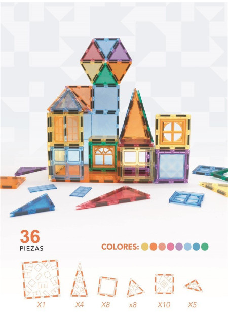Nomic 36 piezas imantadas Nomic 36 piezas imantadas