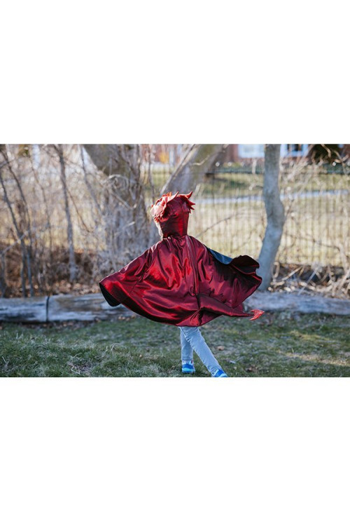 Capa con Cabeza Deagón Rubí 3-5