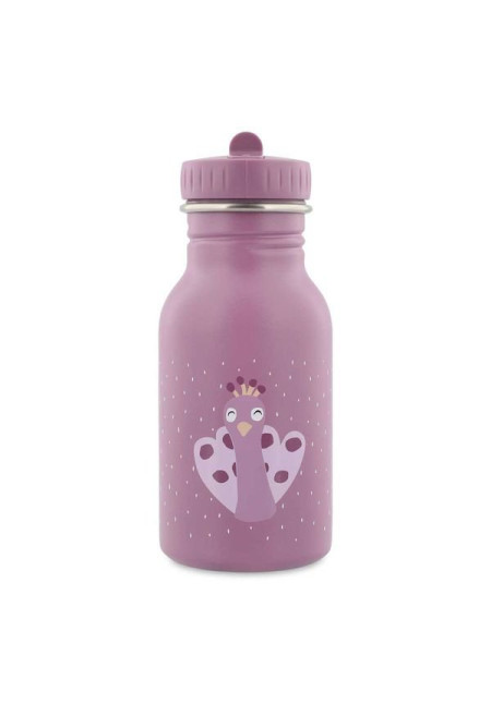 Botella 350ml Pavo Real - Acero