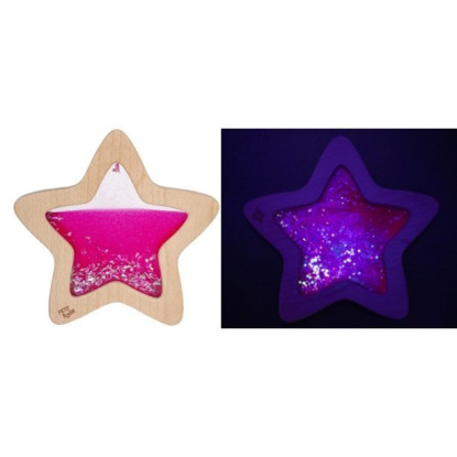 Estrella Sensorial Rosa - Brilla en la oscuridad