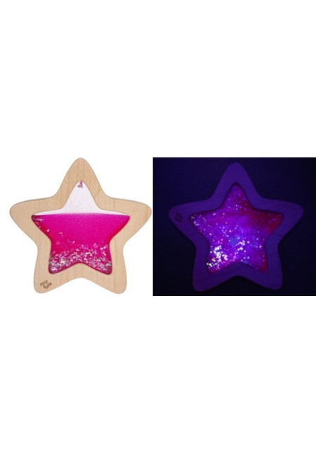 Estrella Sensorial Rosa - Brilla en la oscuridad