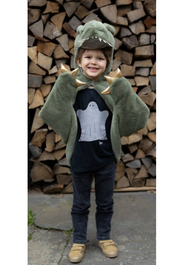 Capa T-Rex peluche 3/4 años - Great Pretenders