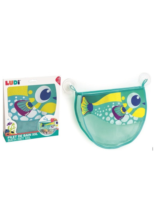 Red para baño con ventosas