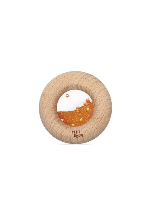 Donut sensorial purpurina Naranja
